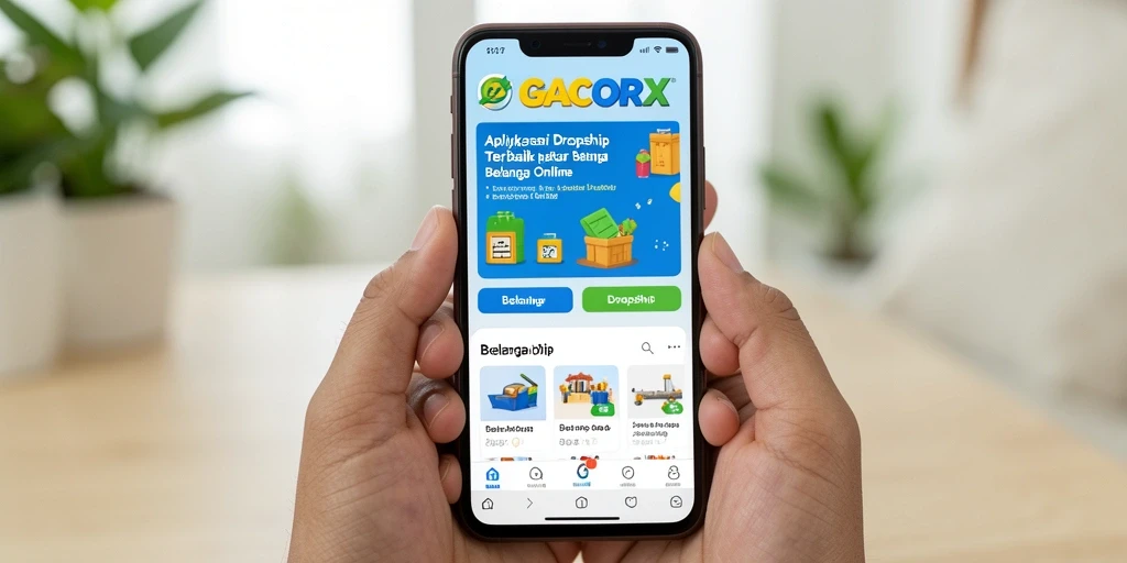 Tampilan antarmuka GACORX yang modern dan fungsional.