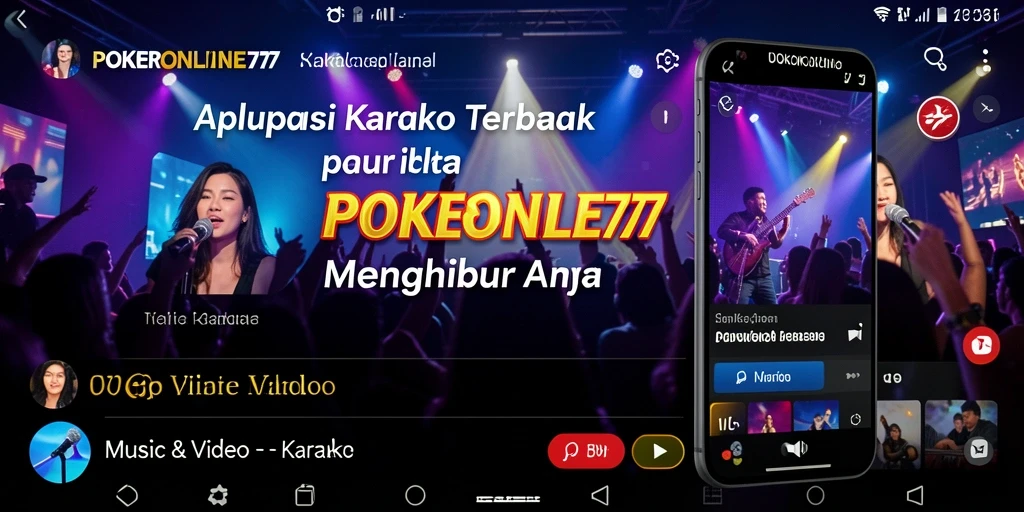 Tampilan antarmuka POKERONLINE77 yang menarik dan fungsional untuk karaoke.