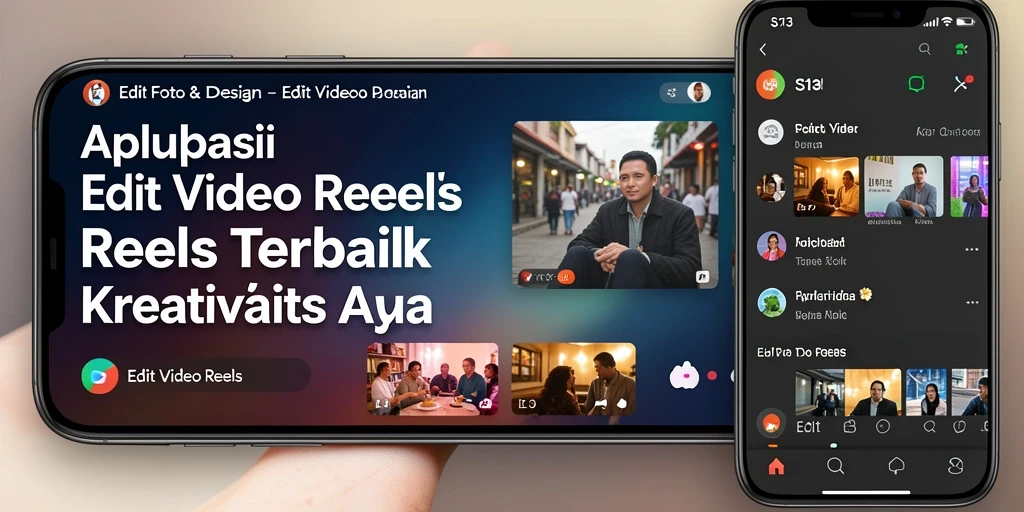 Tampilan antarmuka S13 saat mengedit video reels dengan berbagai fitur.