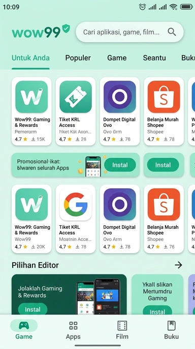 wow99 - Pusat Akses Aplikasi Populer & Kanal Uji